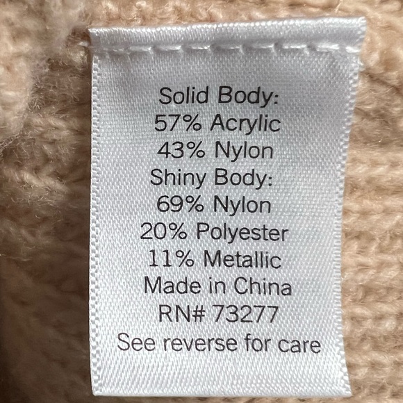 Nine West- Pink sweater w/ Gold accent, Size:‎ Medium, Pre-Owned - Picture 5 of 5